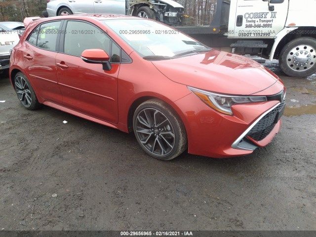 toyota corolla hatchback 2019 jtnk4rbe0k3044894