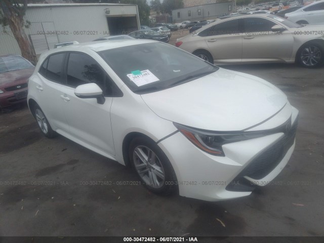 toyota corolla hatchback 2019 jtnk4rbe1k3016537