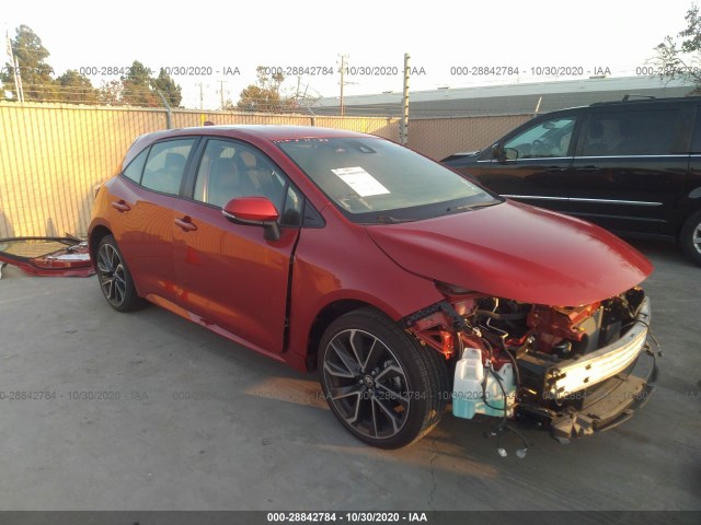 toyota corolla hatchback 2019 jtnk4rbe1k3070078