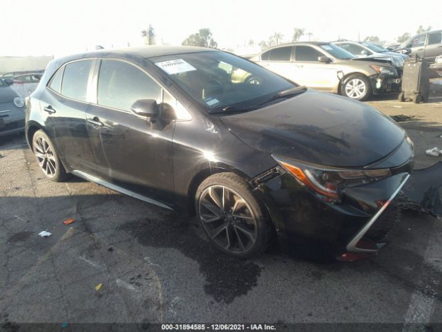 toyota corolla hatchback 2019 jtnk4rbe2k3043780