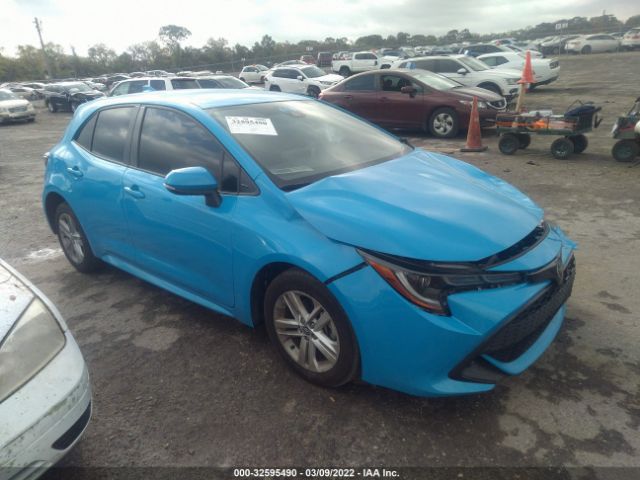 toyota corolla hatchback 2019 jtnk4rbe2k3068582