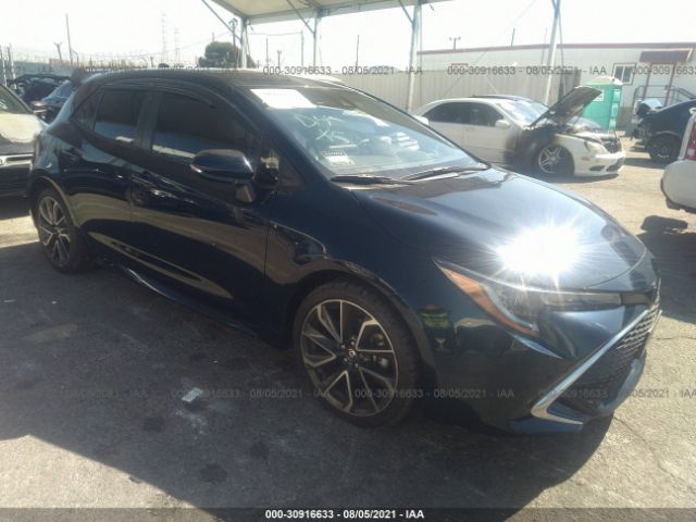 toyota corolla hatchback 2019 jtnk4rbe4k3017438