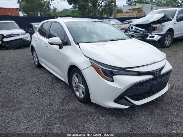 toyota corolla 2019 jtnk4rbe4k3041349