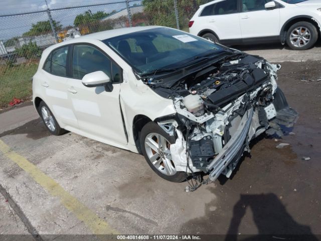 toyota corolla 2019 jtnk4rbe4k3065778