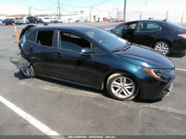 toyota corolla hatchback 2019 jtnk4rbe5k3046446