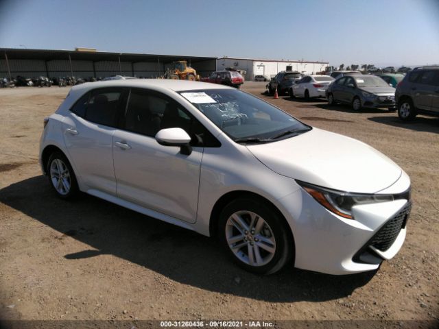 toyota corolla hatchback 2019 jtnk4rbe5k3061755