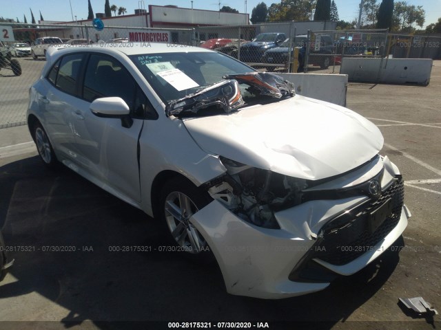 toyota corolla hatchback 2019 jtnk4rbe6k3040459