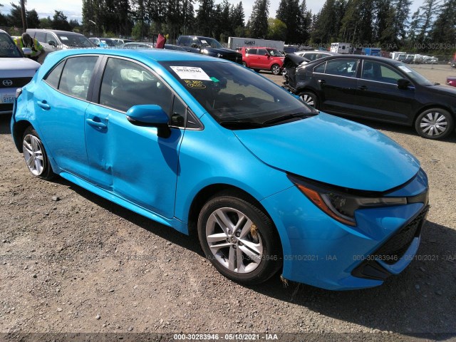 toyota corolla hatchback 2019 jtnk4rbe7k3038168