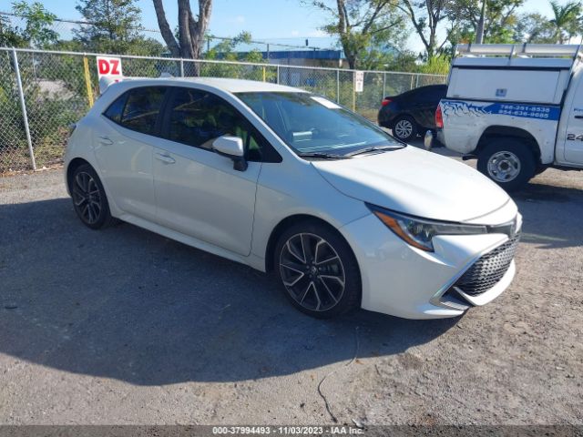 toyota corolla 2019 jtnk4rbe8k3037708