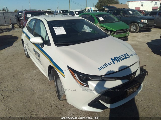 toyota corolla hatchback 2019 jtnk4rbe8k3038051