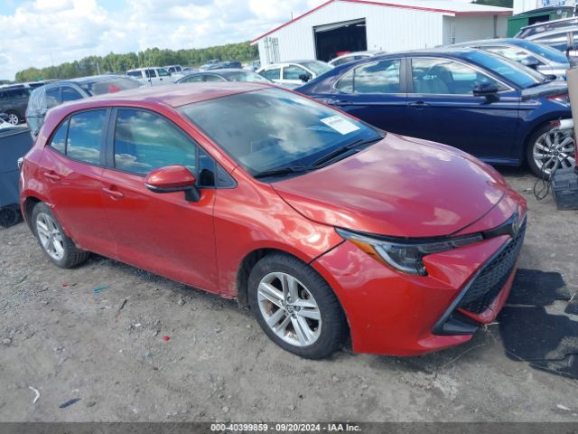 toyota corolla 2019 jtnk4rbe9k3023333