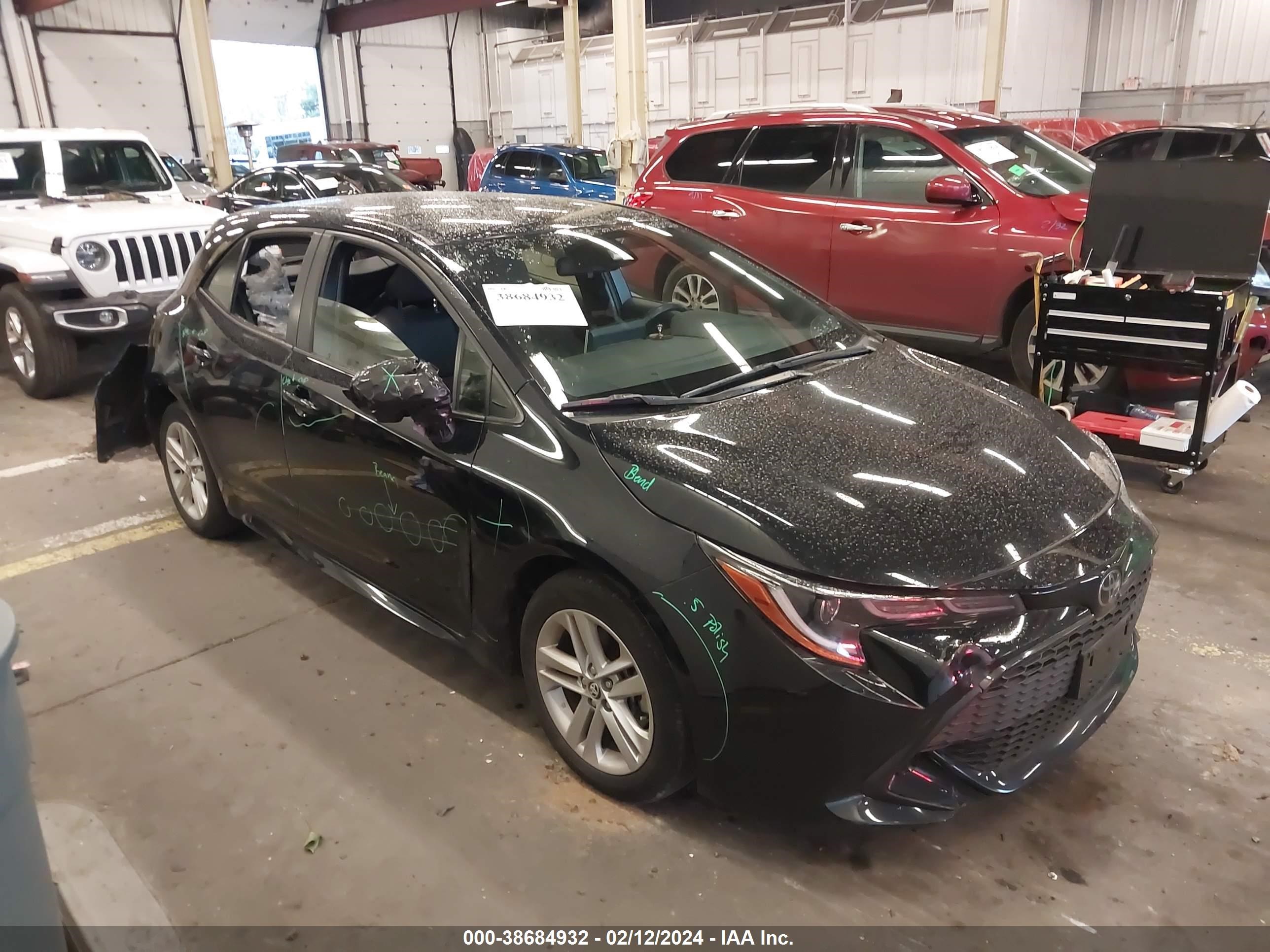 toyota corolla 2019 jtnk4rbe9k3033893