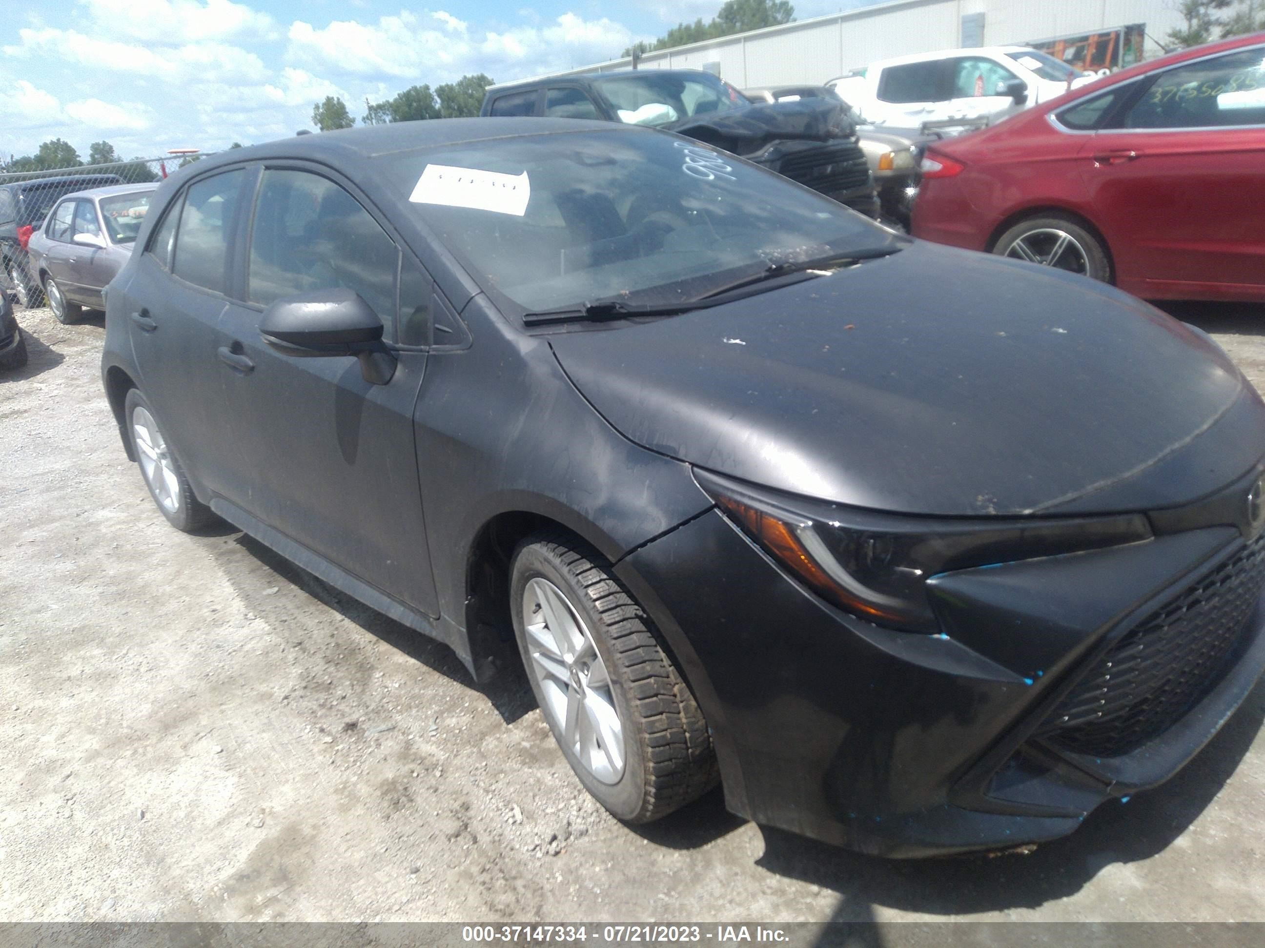 toyota corolla 2019 jtnk4rbexk3019808