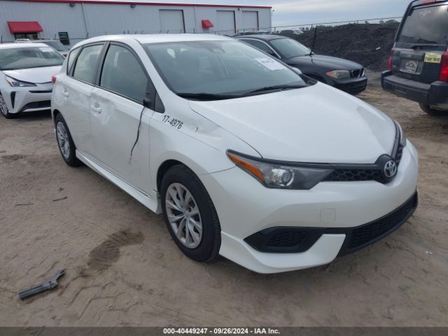 toyota corolla im 2017 jtnkarje6hj552138