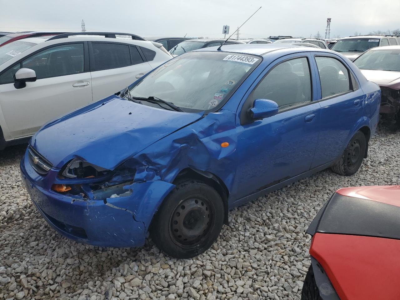 chevrolet aveo 2004 kl1td52604b251960