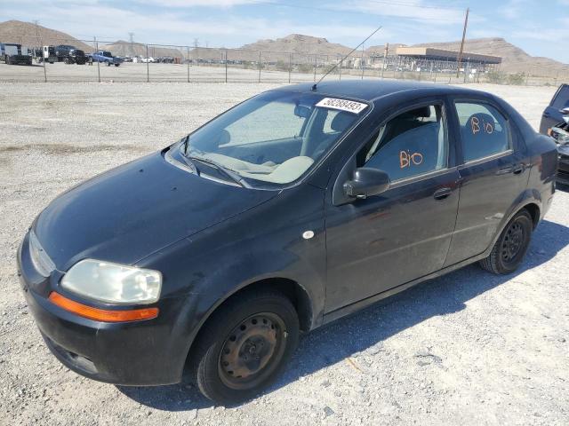 chevrolet aveo base 2005 kl1td52645b474018