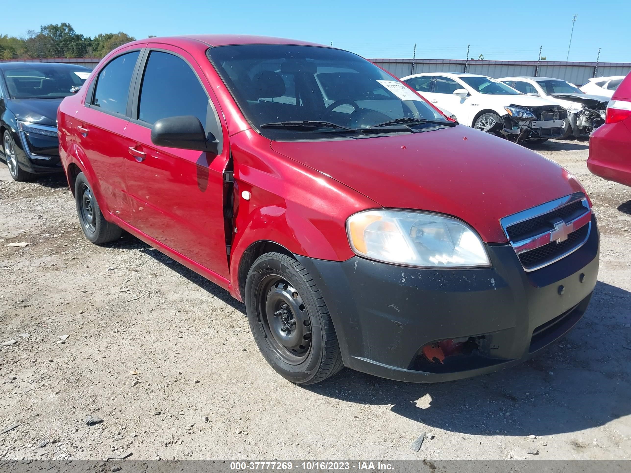 chevrolet aveo 2008 kl1td56618b143430