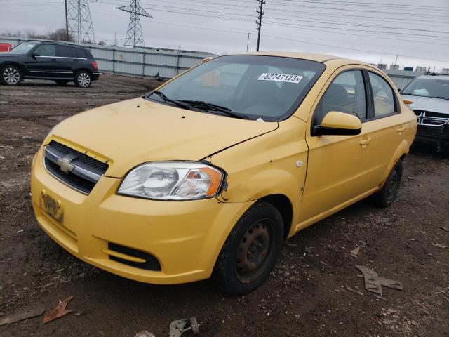 chevrolet aveo base 2008 kl1td56628b124806