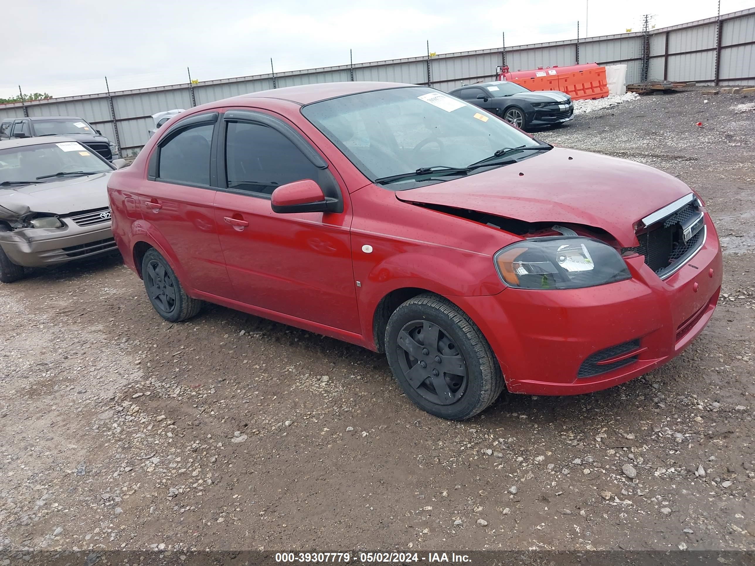 chevrolet aveo 2008 kl1td56638b116830