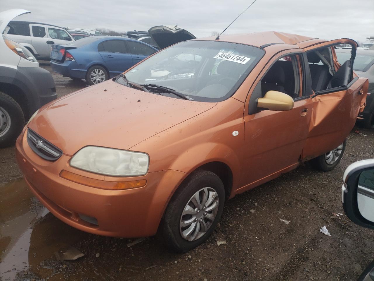 chevrolet aveo 2006 kl1td56676b621430