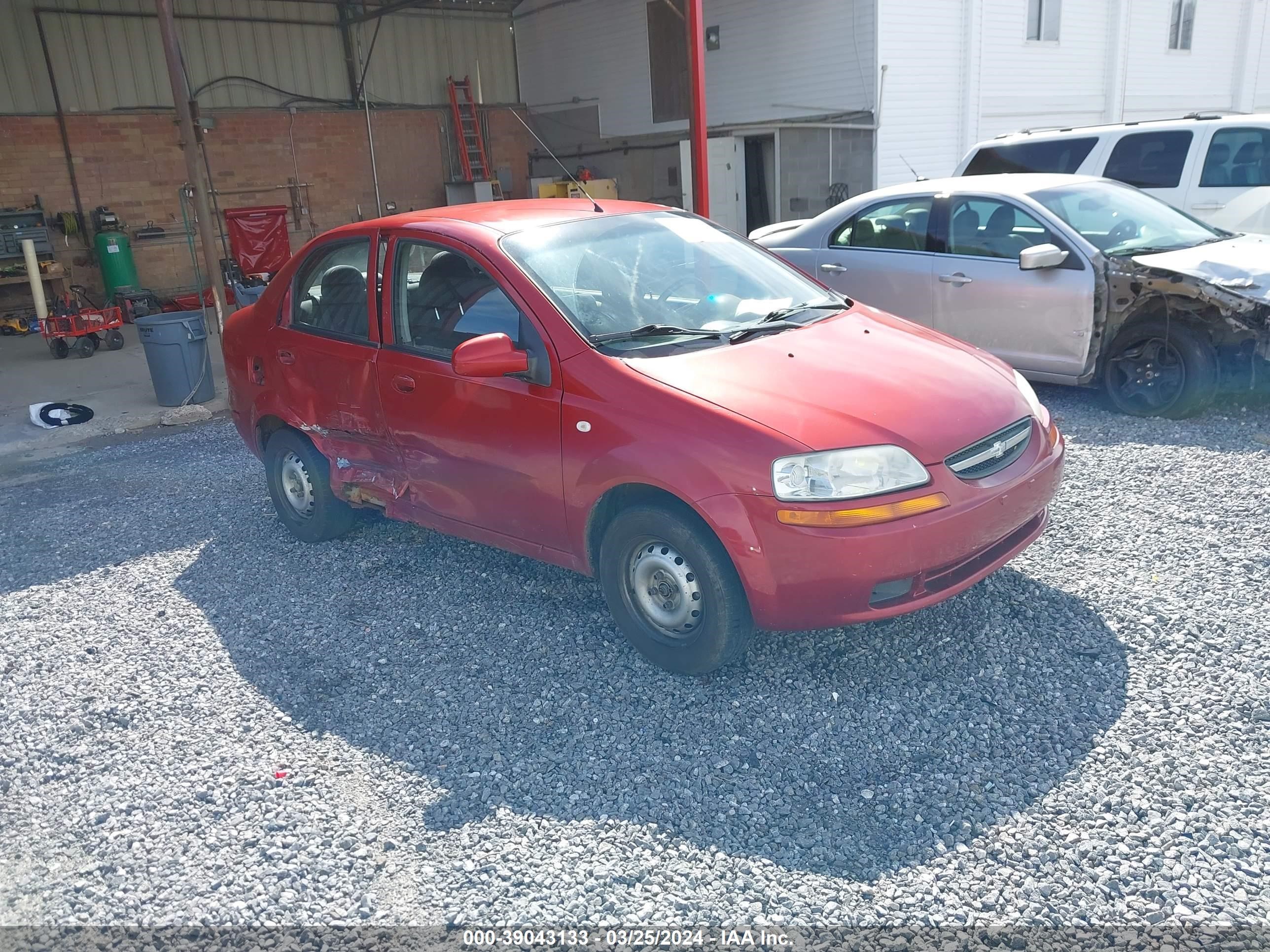 chevrolet aveo 2006 kl1td566x6b634477