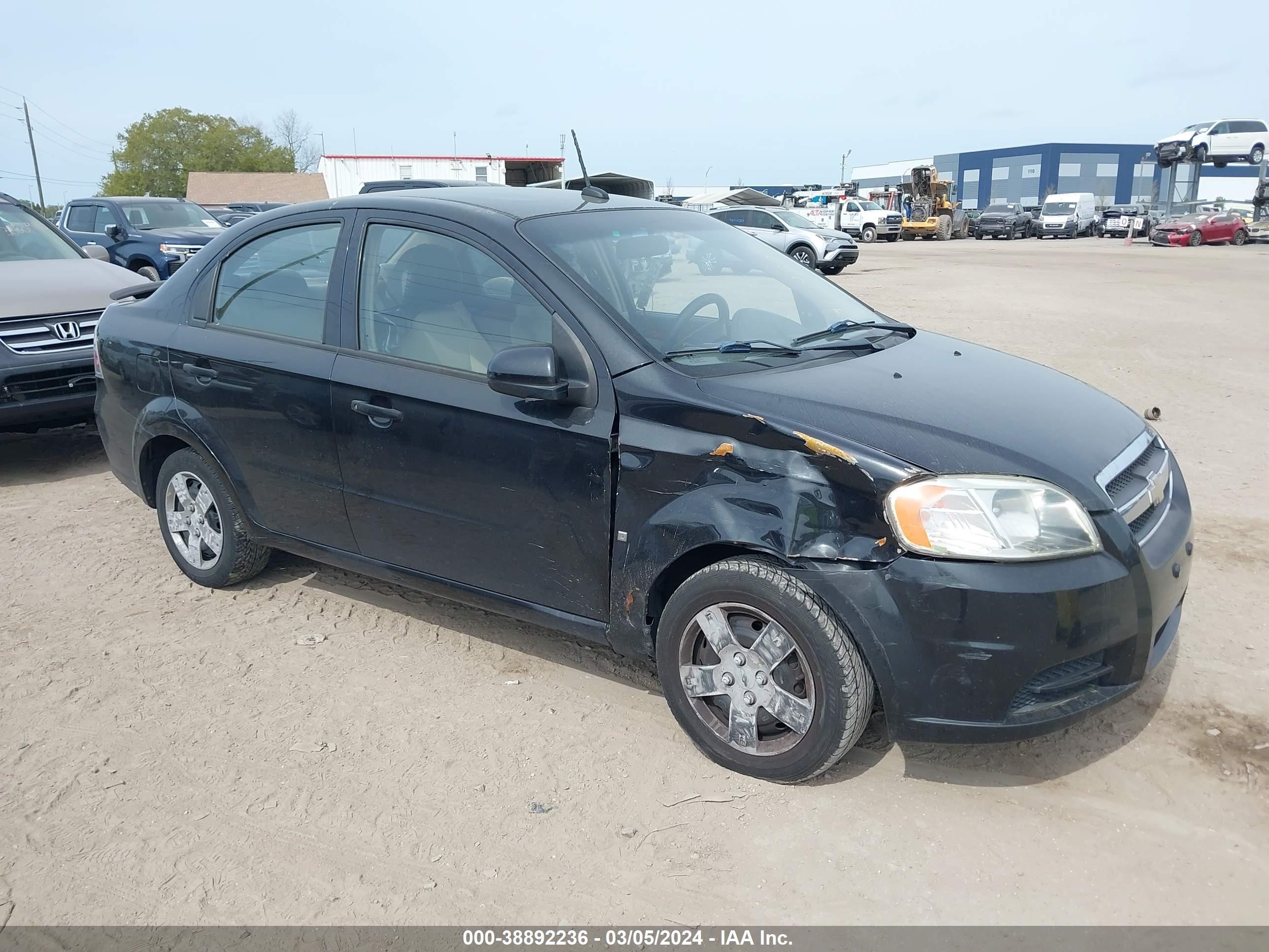 chevrolet aveo 2009 kl1td56e09b629574