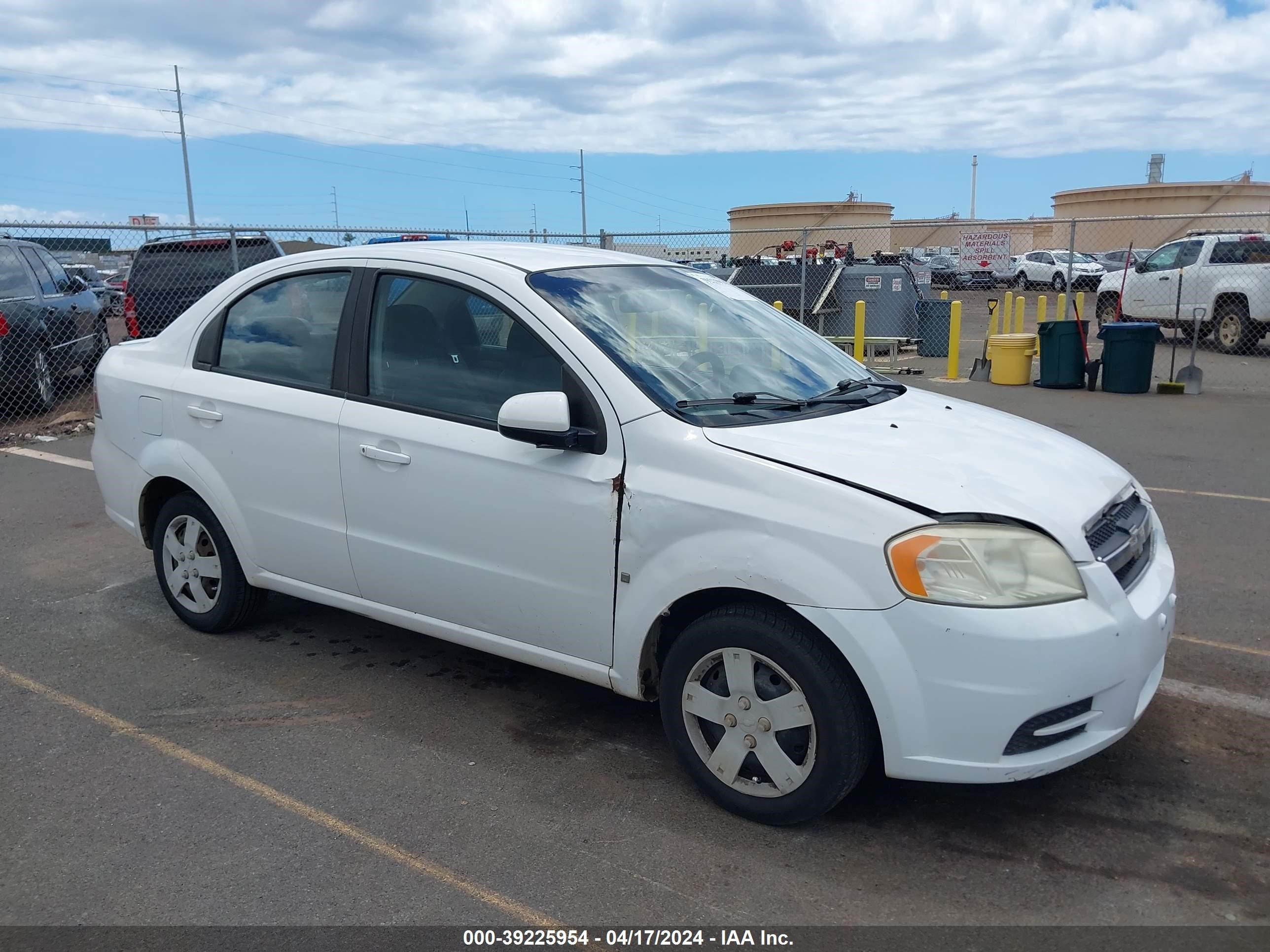 chevrolet aveo 2009 kl1td56e59b662375