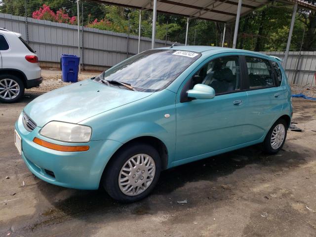 chevrolet aveo base 2005 kl1td62645b342897