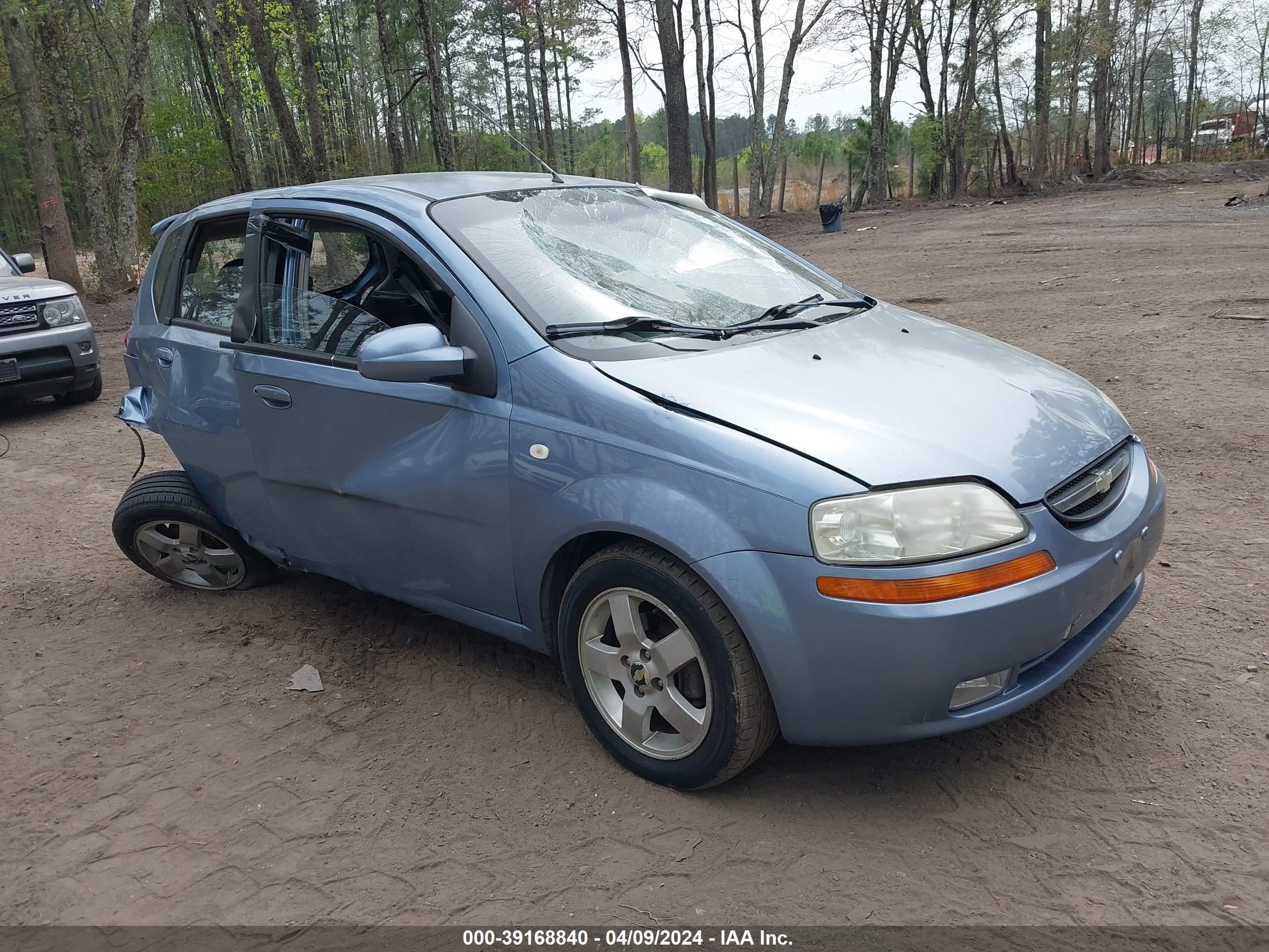 chevrolet aveo 2006 kl1td66606b537262