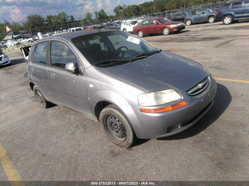 chevrolet aveo 2008 kl1td66618b034648