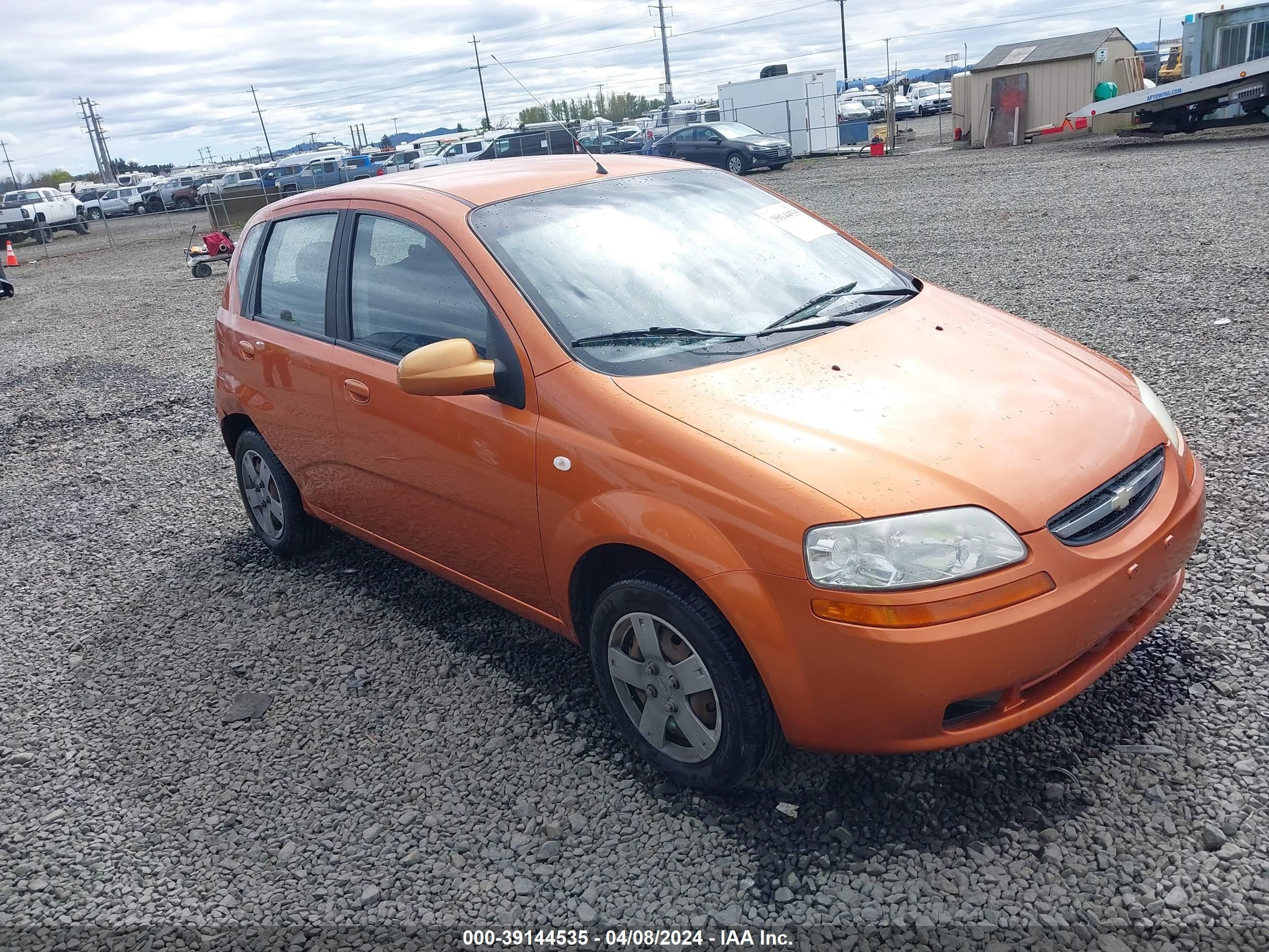 chevrolet aveo 2006 kl1td66656b680157