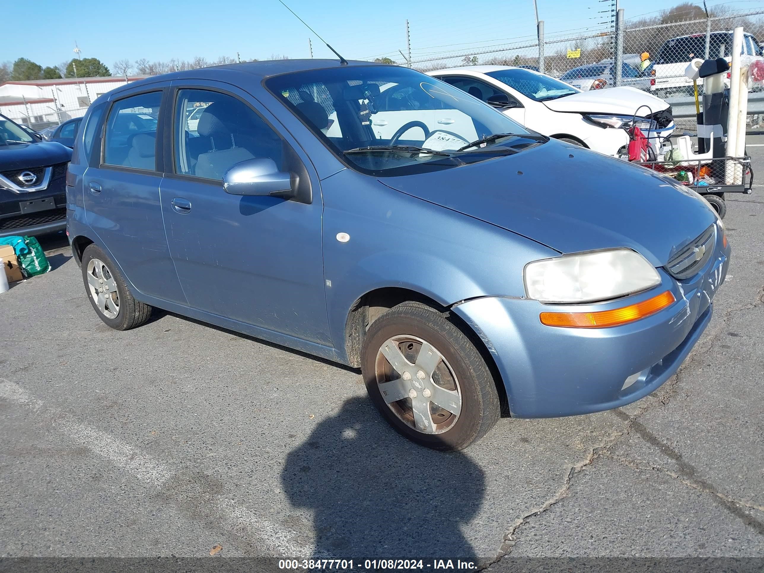 chevrolet aveo 2008 kl1td66658b075056