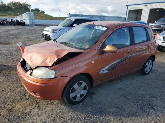 chevrolet aveo base 2007 kl1td66667b779281