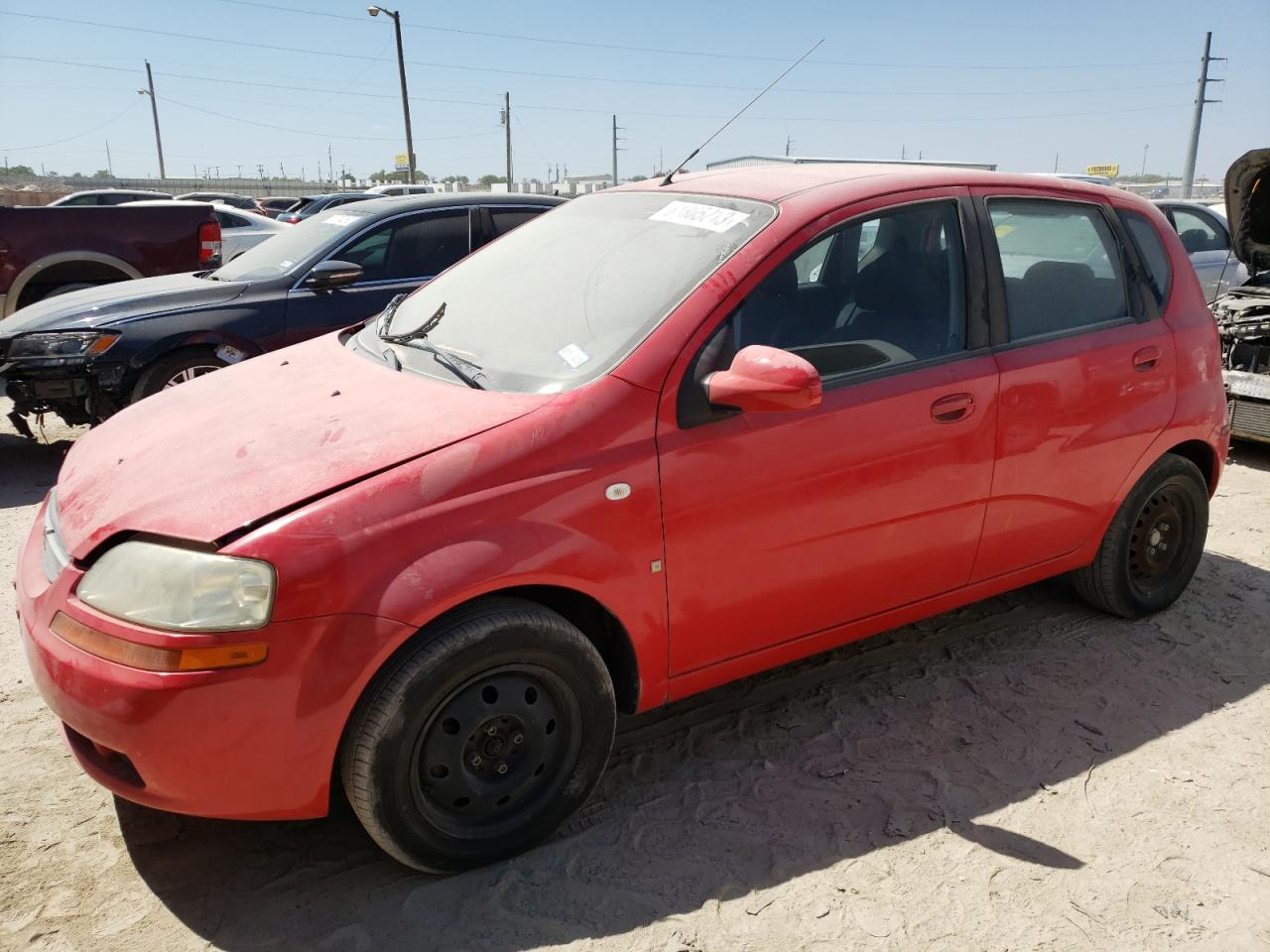 chevrolet aveo 2007 kl1td66677b762246