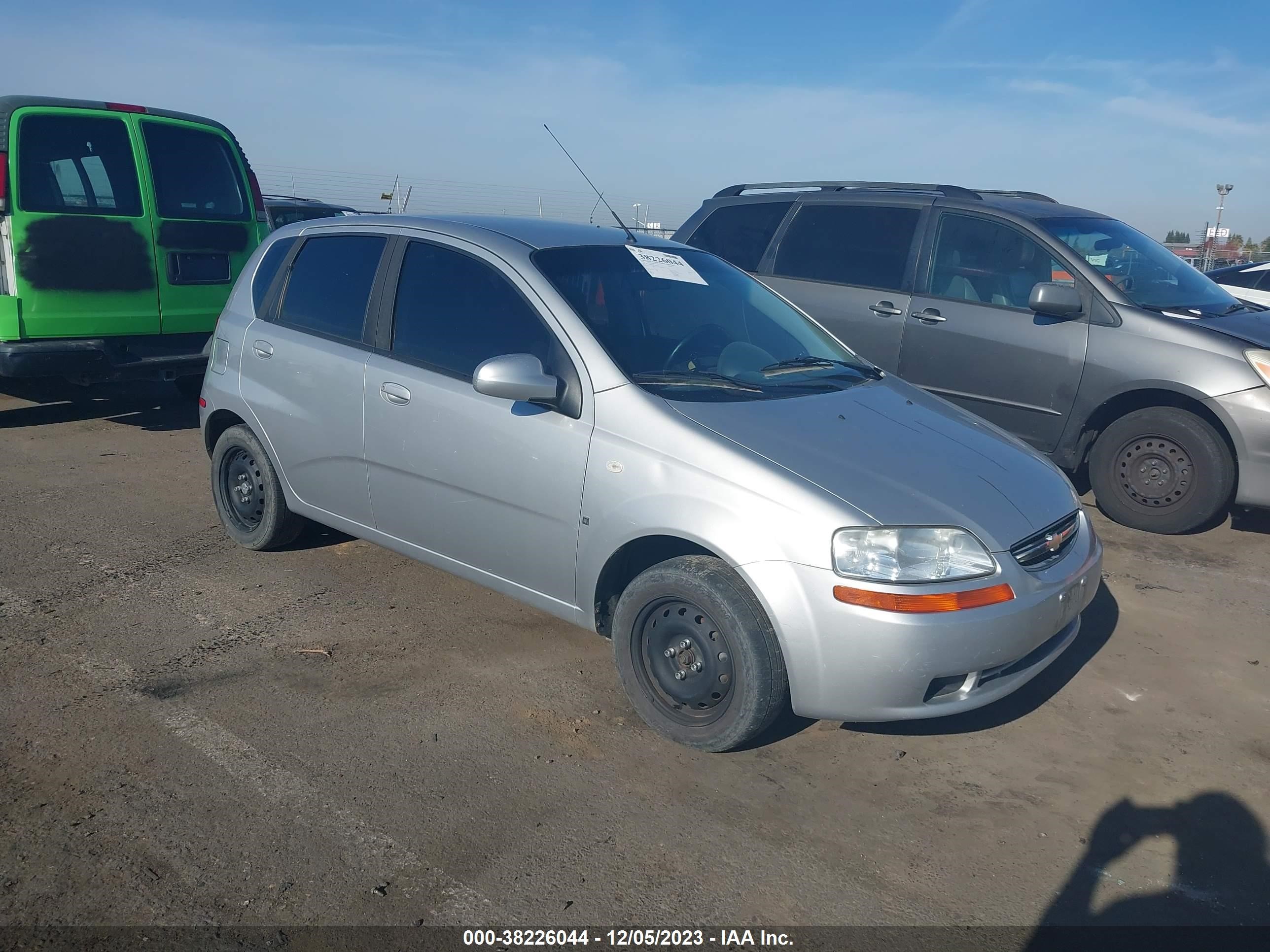 chevrolet aveo 2008 kl1td66678b145348