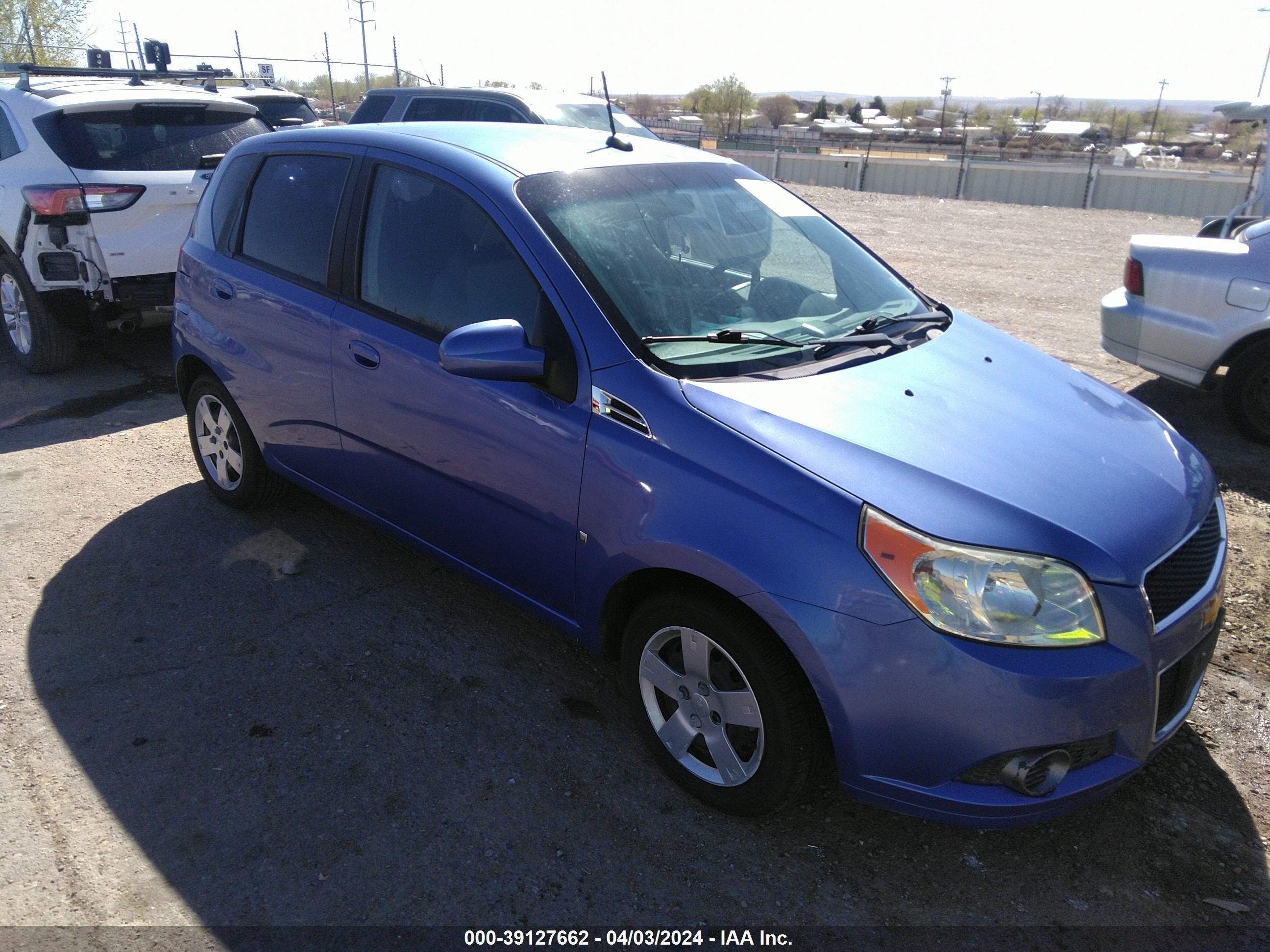 chevrolet aveo 2009 kl1td66e19b318693