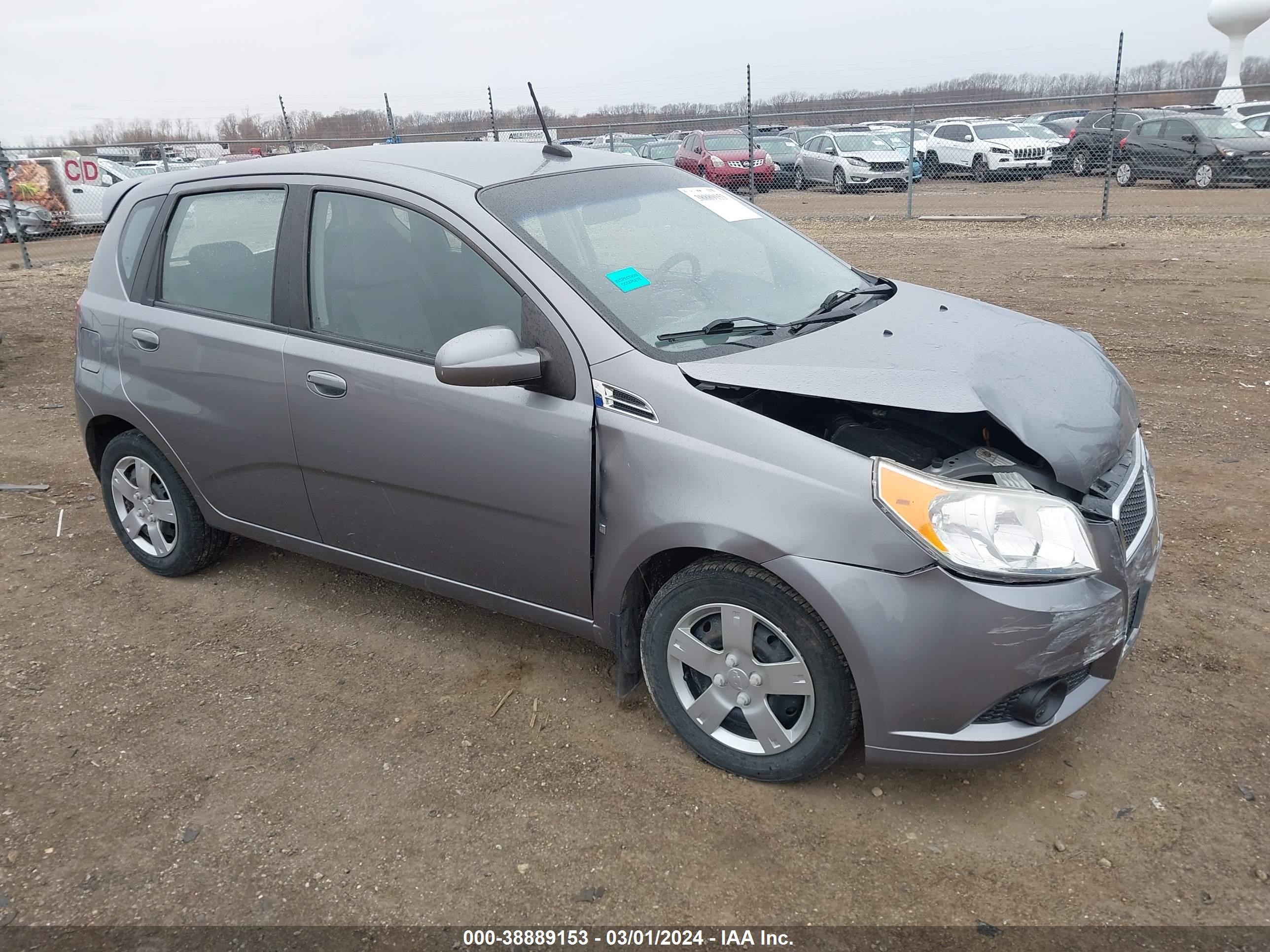 chevrolet aveo 2009 kl1td66e19b606987