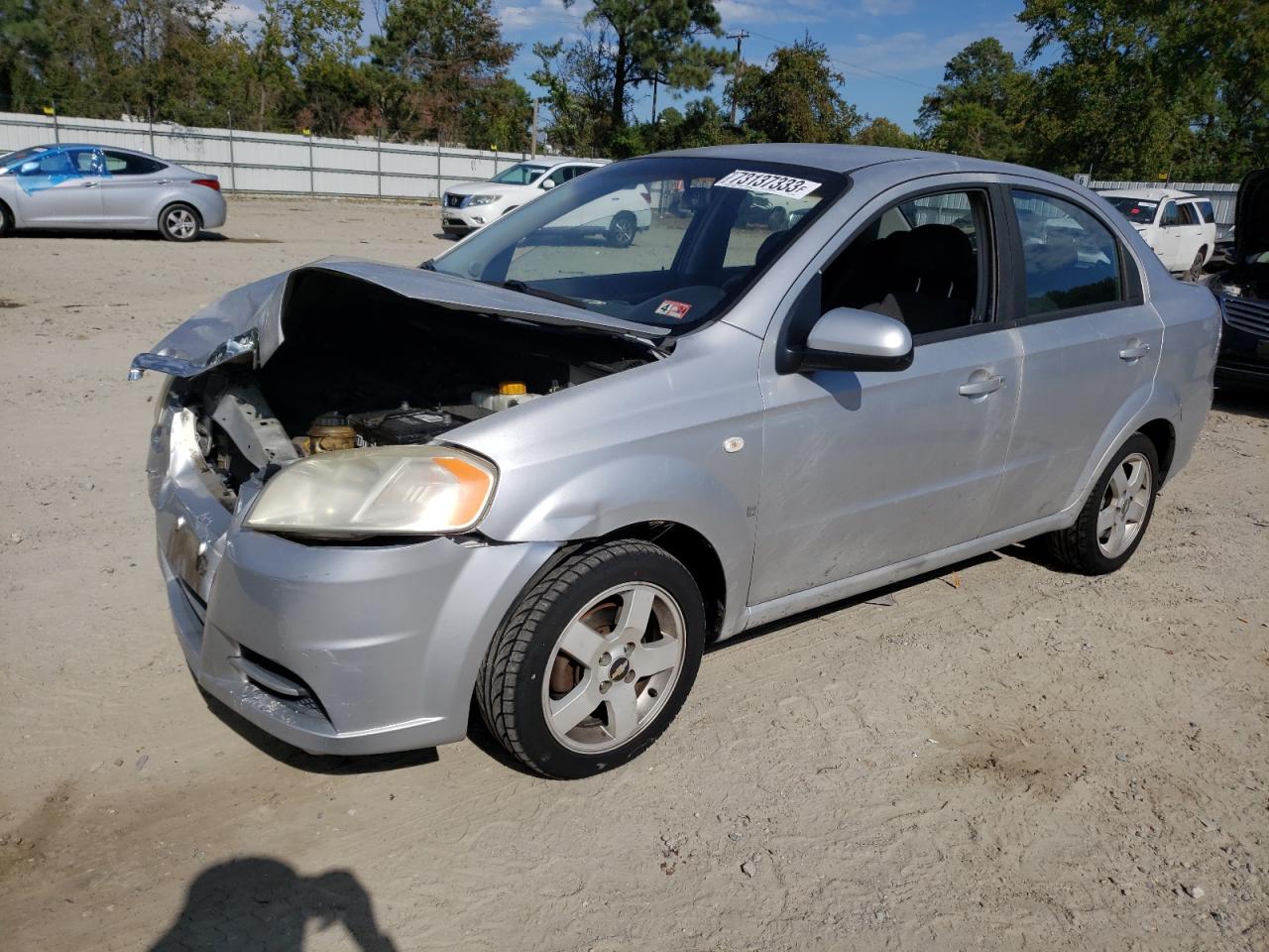 chevrolet aveo 2007 kl1tg56637b121600