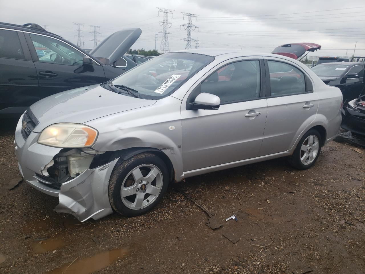 chevrolet aveo 2007 kl1tg56667b095526