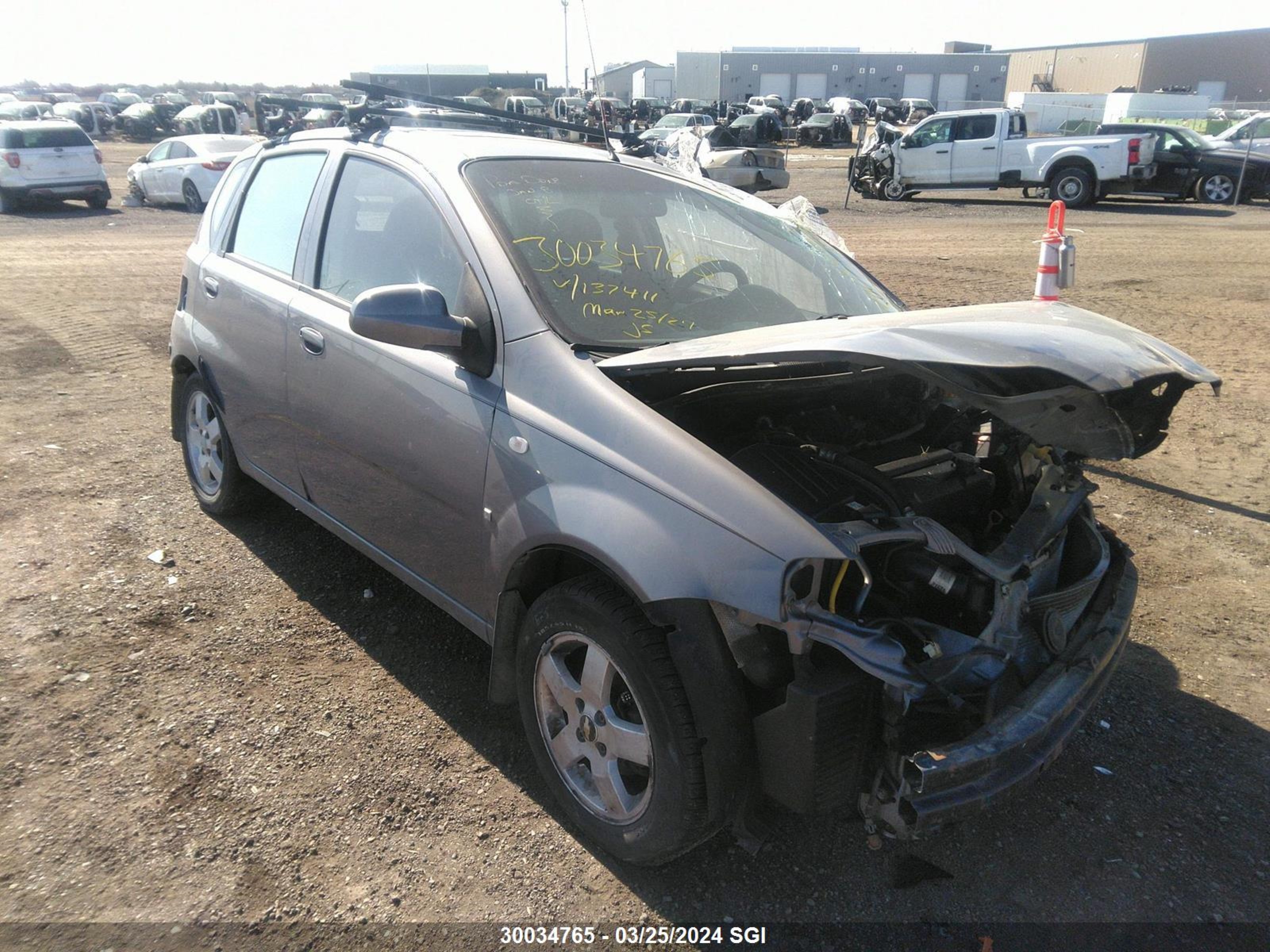 chevrolet aveo 2008 kl1tg65628b137411