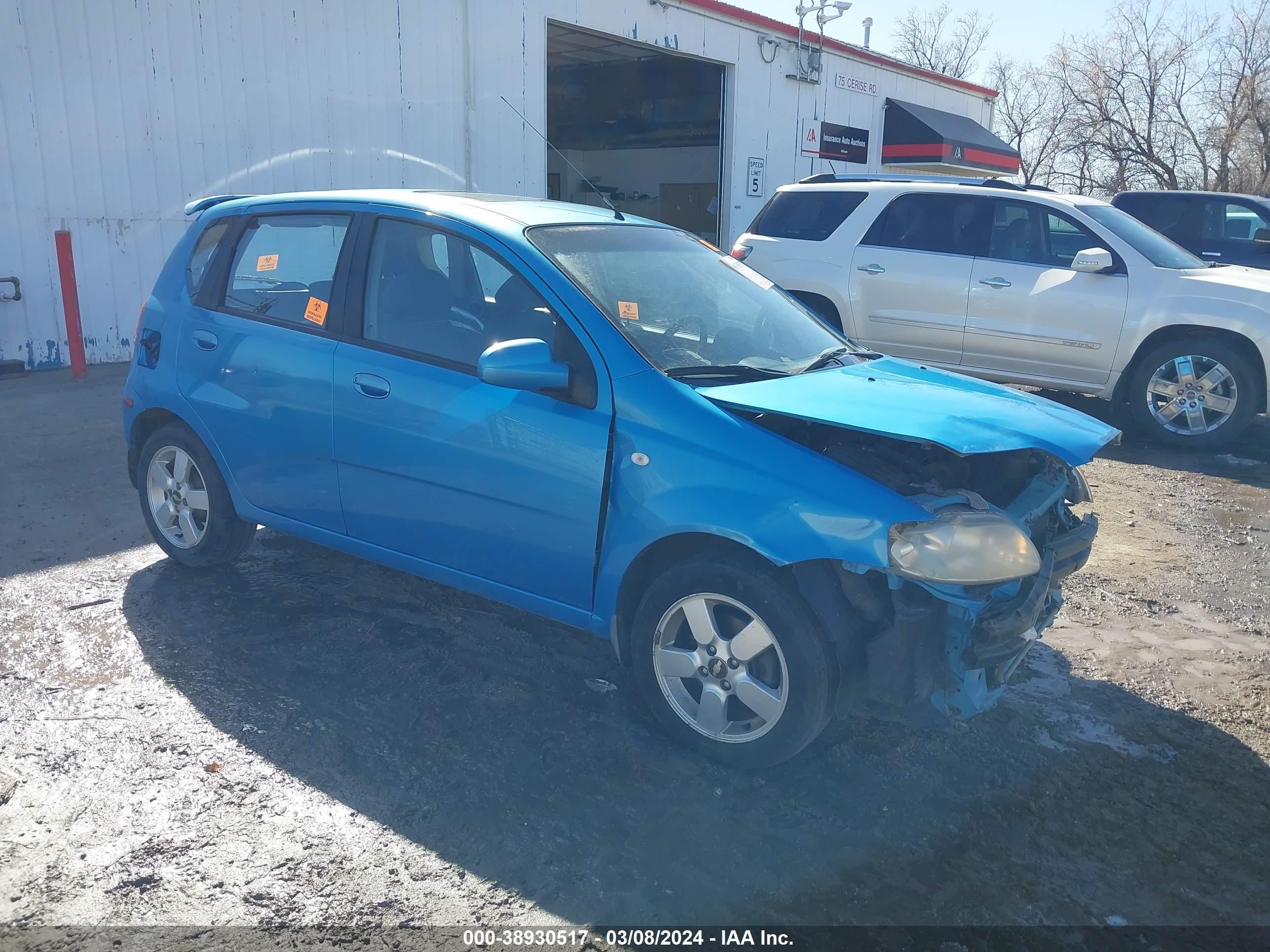 chevrolet aveo 2006 kl1tg66626b643204