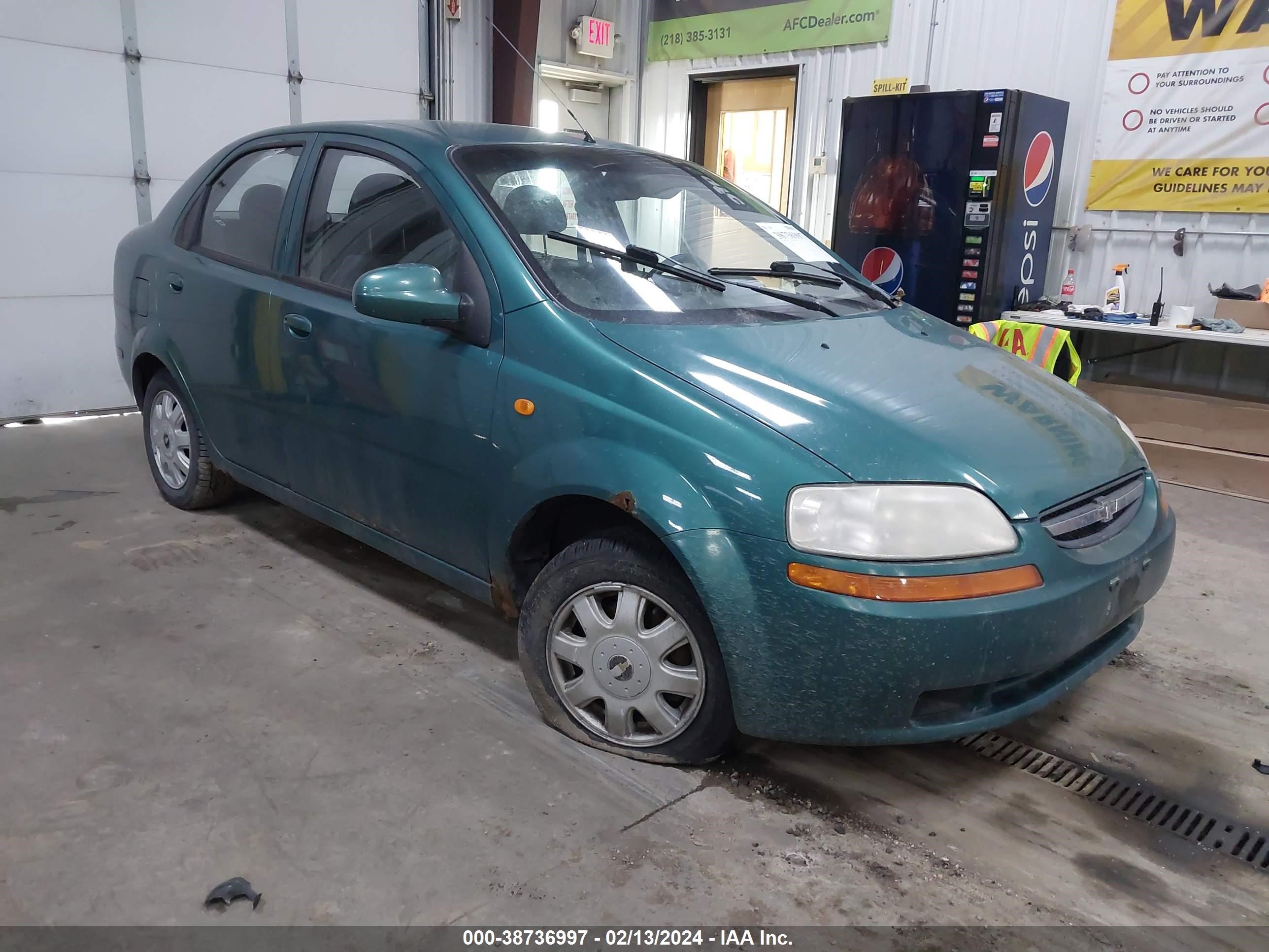 chevrolet aveo 2004 kl1tj52694b201342