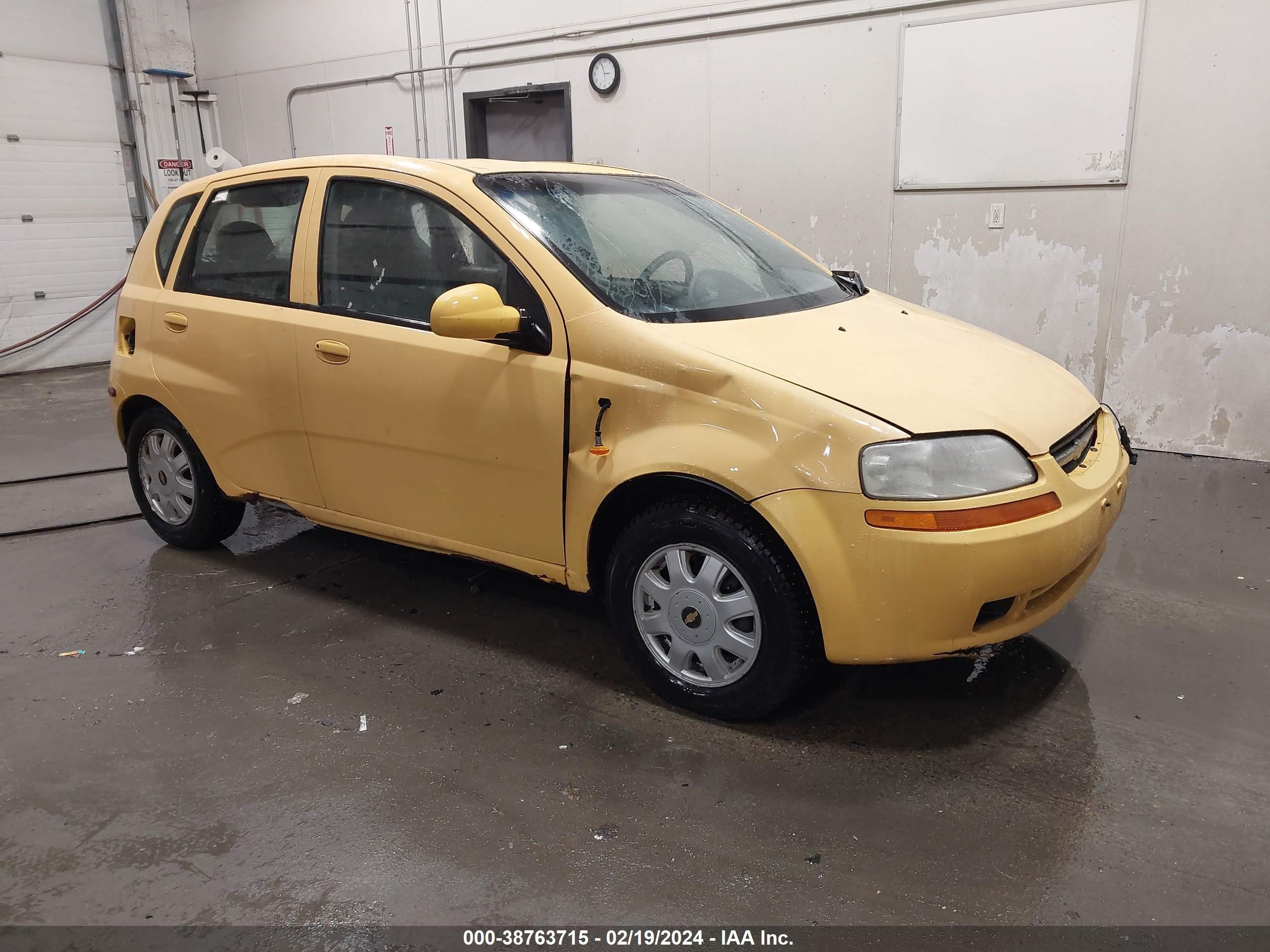 chevrolet aveo 2004 kl1tj626448178106