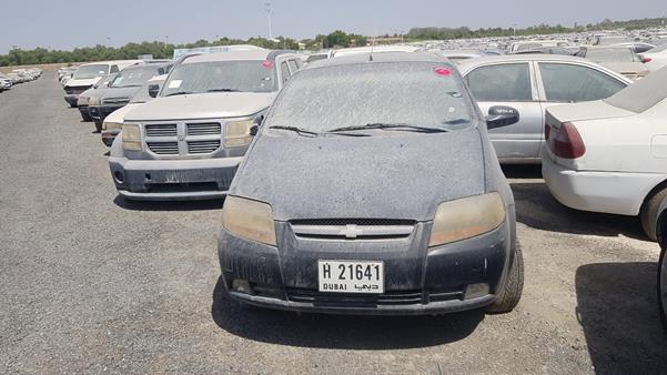 chevrolet aveo 2007 kl1tm62757b707888