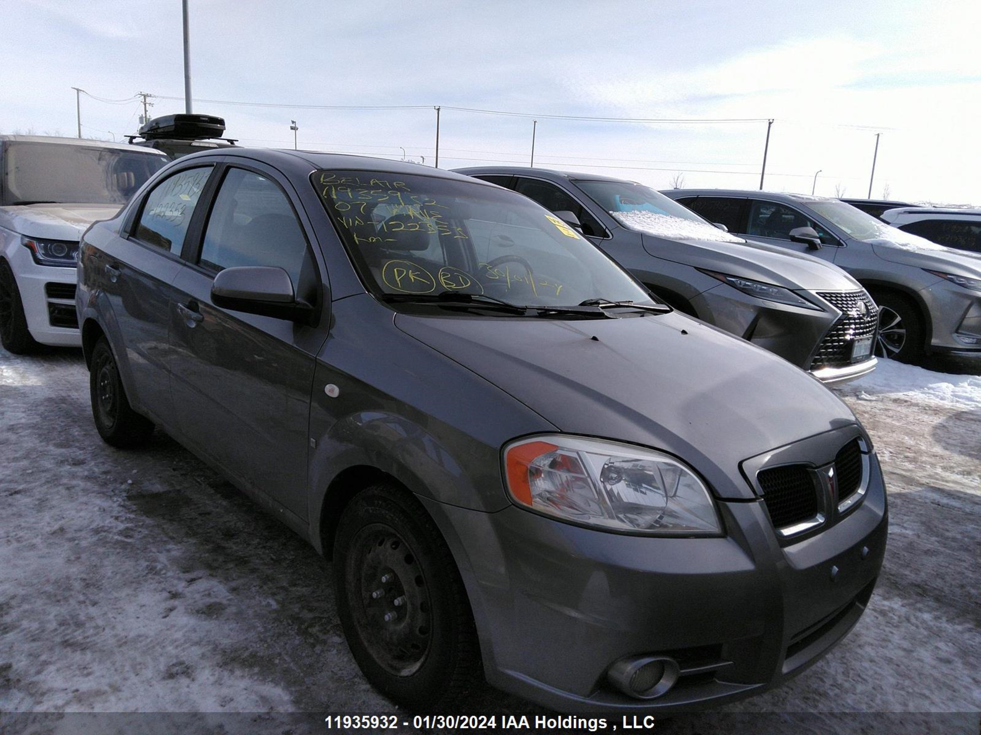 pontiac wave 2007 kl2tw55667b122353