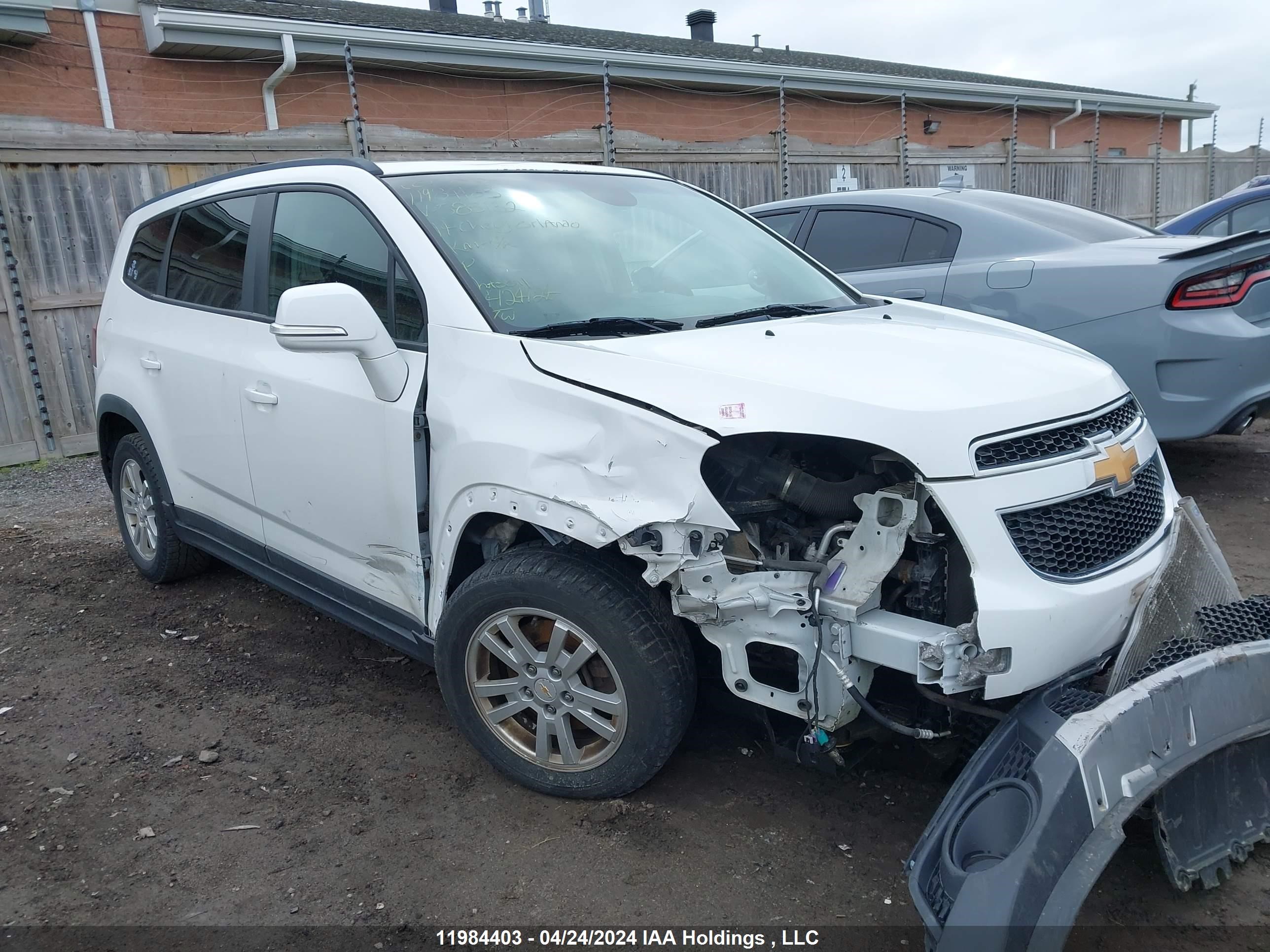 chevrolet orlando 2014 kl77p2ek2ek583132