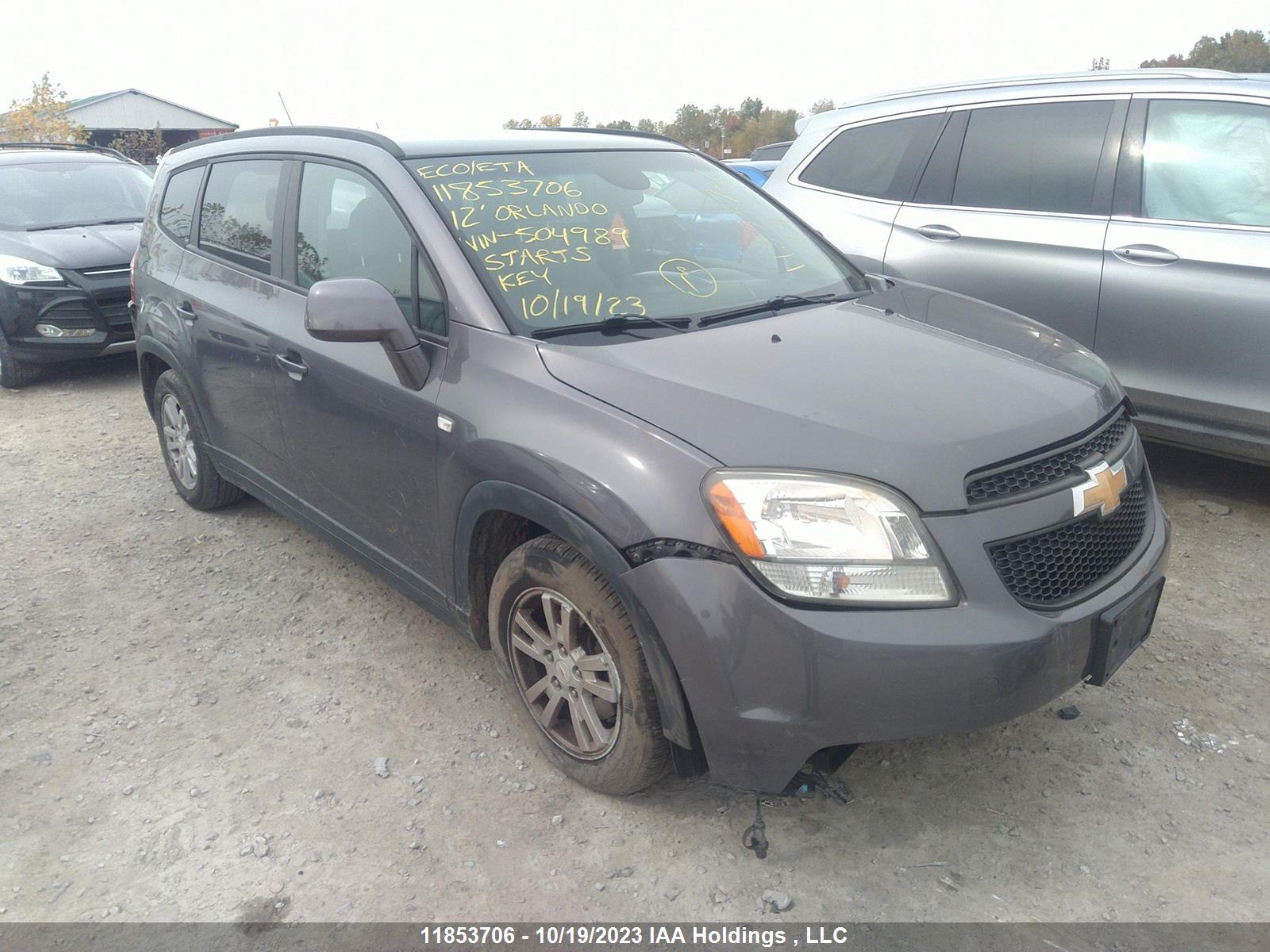 chevrolet orlando 2012 kl77p2em0ck504989