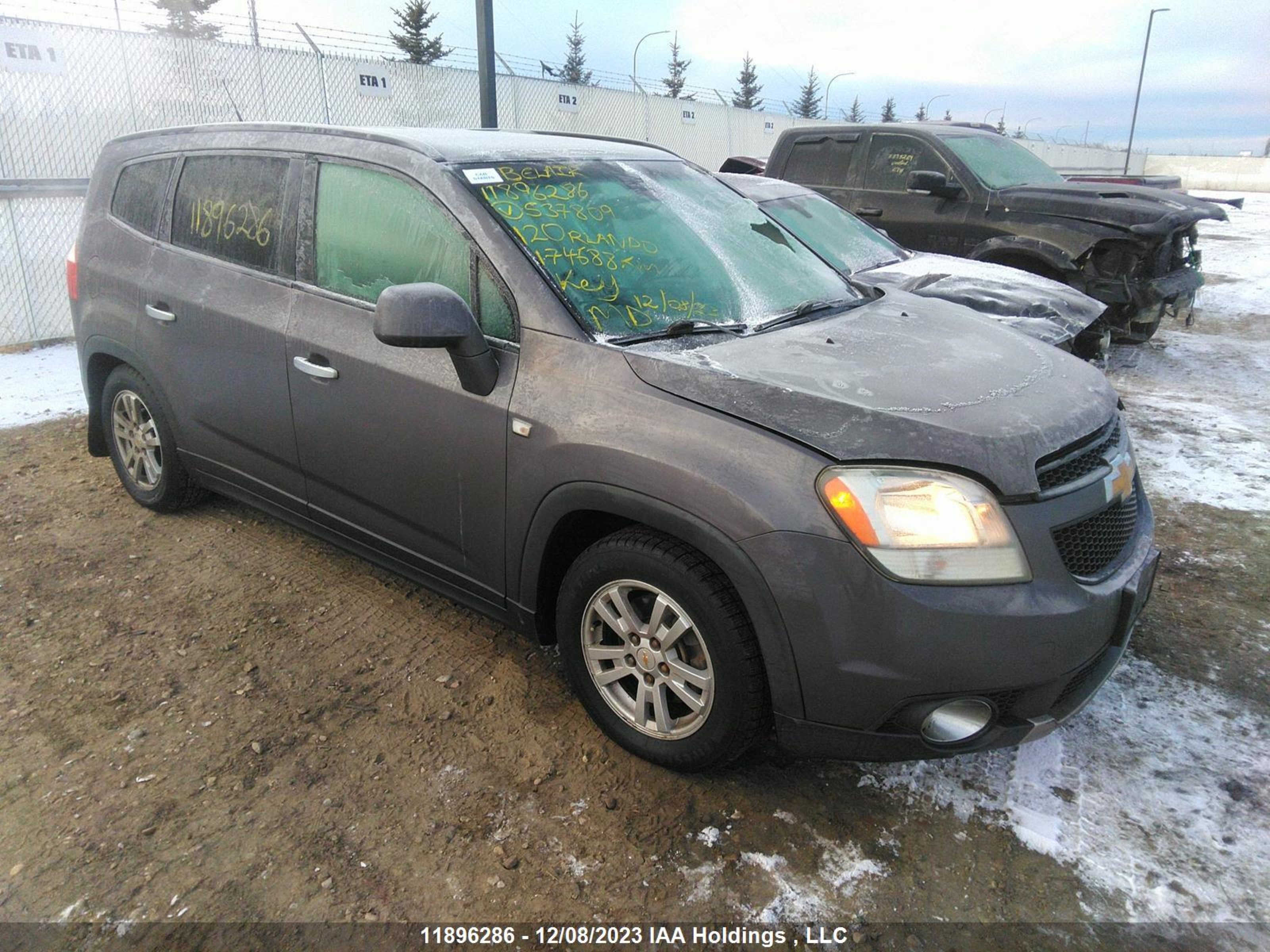 chevrolet orlando 2012 kl77p2em5ck537809