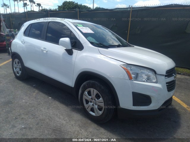 chevrolet trax 2016 kl7cjksb1gb565521