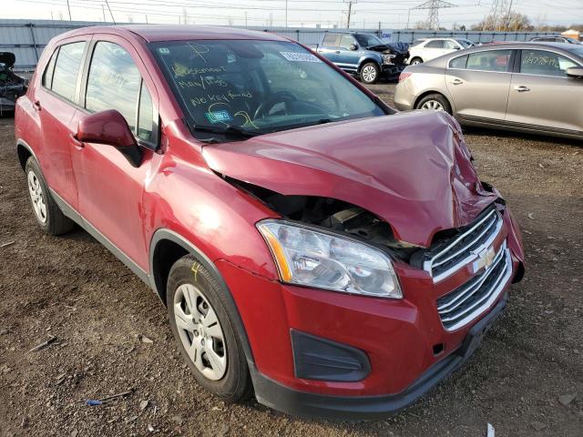 chevrolet trax ls 2015 kl7cjksb2fb180791